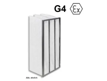 287 x 592 x 360mm - G4 EX protection pocket filter