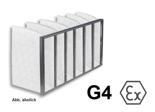 592 x 287 x 360mm - G4 EX protection pocket filter