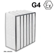 592 x 592 x 360mm - G4 EX protection pocket filter